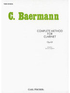 Carl Baermann: Complete Method 3 Op.63 (noty na klarinet)