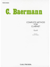 Carl Baermann: Complete Method 3 Op.63 (noty na klarinet)