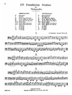 Alwin Schroeder: 170 Foundation Studies Vol. 1 (noty na violoncello)