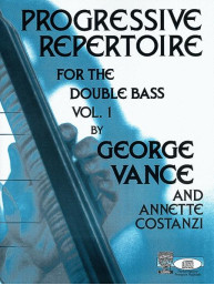 George Vance: Progressive Repertoire 1 (noty na kontrabas) (+audio)