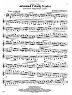 Kalmen Opperman: Advanced Velocity Studies for Clarinet (noty na klarinet)