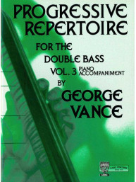 George Vance: Progressive Repertoire 3 (noty na kontrabas, klavír)