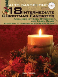 Larry Clark: 18 Intermediate Christmas Favorites (noty na altsaxofon) (+audio)