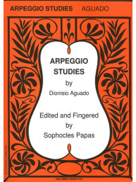 Dionisio Aguado: Arpeggio Studies (noty na kytaru)