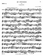 Cyrille Rose: 40 Studies for Clarinet 2 (noty na klarinet)