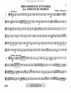 Erwin Miersch: Melodious Studies (noty na lesní roh)