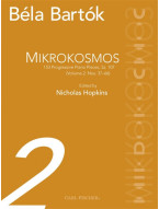 Béla Bartók: Mikrokosmos Volume 2: Nos. 37-66 (noty na klavír)