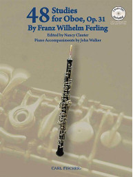 Franz Wilhelm Ferling: 48 Studies Opus 31 (noty na hoboj) (+audio)