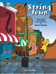 String Town Tunes (noty na violoncello) (+audio)