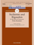 Fritz Kreisler: Sicilienne and Rigaudon (noty na housle, klavír) (+audio)
