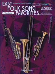 George R. Poulton: Easy Folk Song Favorites (noty na pozoun, klavír) (+audio)