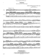 Johann Sebastian Bach: Siciliano from Sonata No. 2 in Eb Major (noty na příčnou flétnu, klavír) (+audio)