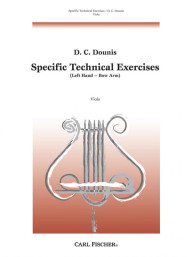 D.C. Dounis: Specific Technical Exercises Opus 25 (noty na violu)