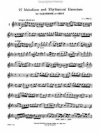J.L. Small: Melodious & Rhytmical Exercises For Saxophone or Oboe (noty na saxofon, hoboj)