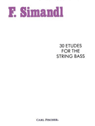 Franz Simandl: 30 Etudes (noty na kontrabas)