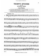 Franz Simandl: 30 Etudes (noty na kontrabas)