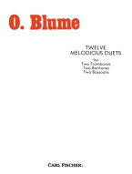 O. Blume: 12 Melodious Duets (noty na pozoun, fagot, baryton)