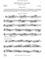 Gabriel Parés: Daily Exercises and Scales for Flute or Piccolo (noty na příčnou flétnu)