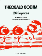 Theobald Boehm: 24 Caprices Op.26 (noty na příčnou flétnu)