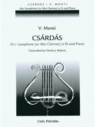 Vittorio Monti: Csardas (noty na saxofon, klavír)