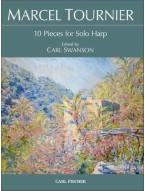 Marcel Tournier: 10 Pieces for Solo Harp (noty na harfu)