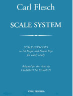 Carl Flesch: Scale System (noty na violu)