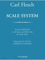 Carl Flesch: Scale System (noty na violu)