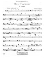 Sigmund Hering: 32 Etudes for Trombone (noty na pozoun)