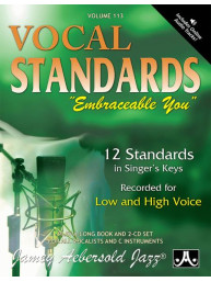 Aebersold Jazz Play-Along 113: Embraceable You - Vocal Standards (noty na nástroje C, Eb, Bb, basového klíče) (+audio)