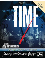 Aebersold Jazz Play-Along 123: Now's The Time - Standards with Joey DeFrancesco Trio (noty na nástroje C, Eb, Bb, basového klíče) (+audio)