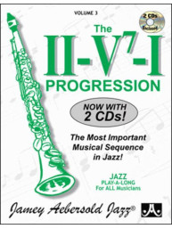 Aebersold Jazz Play-Along 3: The II/V7/I Progression (noty na nástroje C, Eb, Bb, basového klíče) (+audio)