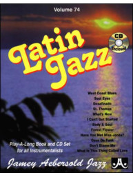 Aebersold Jazz Play-Along 74: Latin Jazz (noty na nástroje C, Eb, Bb, basového klíče) (+audio)