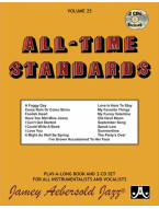 Jazz Play-Along 25: All-Time Standards (noty na nástroje C, Eb, Bb, basového klíče) (+audio)