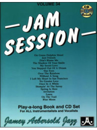 Jazz Play-Along 34: Jam Session (noty na nástroje C, Eb, Bb, basového klíče) (+audio)