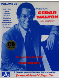 Jazz Play-Along 35: Cedar Walton (noty na nástroje C, Eb, Bb, basového klíče) (+audio)