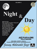 Jazz Play-Along 51: Night And Day (noty na nástroje C, Eb, Bb, basového klíče) (+audio)