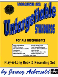 Jazz Play-Along 58: Unforgettable Standards (noty na nástroje C, Eb, Bb, basového klíče) (+audio)