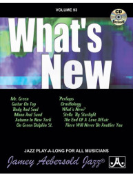 Jazz Play-Along 93: What's New (noty na nástroje C, Eb, Bb, basového klíče) (+audio)