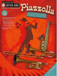 Jazz Play-Along 188: Astor Piazzolla - 10 Favorite Tunes (noty na nástroje C, Eb, Bb, basového klíče) (+audio)