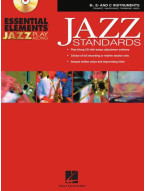 Essential Elements Jazz Play-Along -Jazz Standards (noty na nástroje C, Eb, Bb) (+audio)