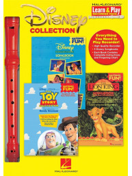 Learn & Play: Disney Collection (noty na zobcovou flétnu) (+nástroj)