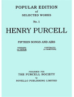 Henry Purcell: 15 Songs And Airs Set 1 - Soprano Or Tenor (noty na zpěv, klavír) (+audio)