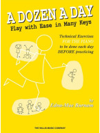 Edna-Mae Burnam: A Dozen a Day - Play with Ease in Many Keys (noty na klavír)