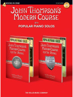 John Thompson's Modern Course plus Popular Piano Solos - 4 Books in One! (noty na klavír) (+audio)