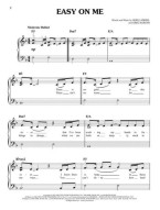 Adele: Easy on Me (noty na snadný klavír)