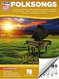 Super Easy Songbook: Folksongs (noty na super snadný klavír)