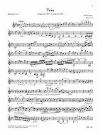 Johannes Brahms: Trio in A Minor, Op. 114 (noty na klarinet (violu), violoncello, klavír)