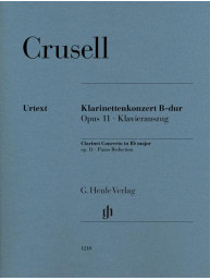 Bernhard Henrik Crusell: Clarinet Concerto B flat major op. 11 (noty na klarinet, klavír)