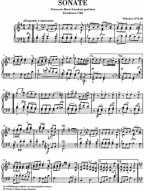 Franz Joseph Haydn: Piano Sonata G major Hob. XVI:40 (noty na klavír)