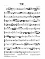 W.A. Mozart: Trio E Flat Major KV498 (noty na klarinet (housle), violu, klavír)